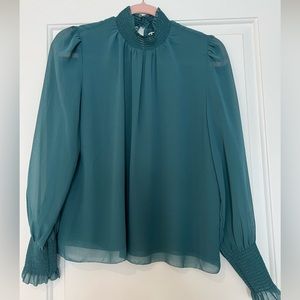 Aritzia, Wilfred Green chiffon green blouse, xs